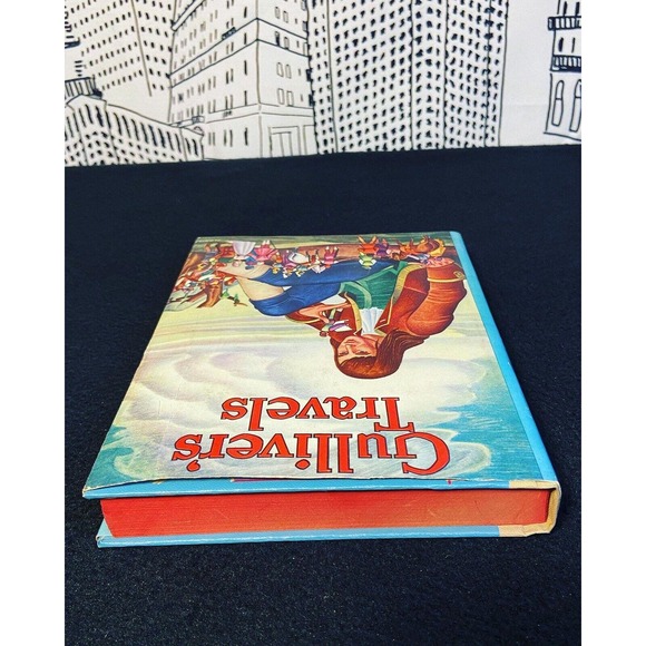 VTG 1940 HC Gulliver's Travels by Johnathan Swift Whitman Publishing Co W/ DJ - Picture 6 of 16
